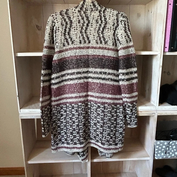 Lucky Brand Open Long Cardigan Sweater Coat - Picture 7 of 12